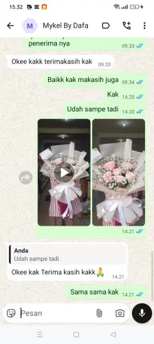 Testimonial Buket Bunga pelabuhan makassar