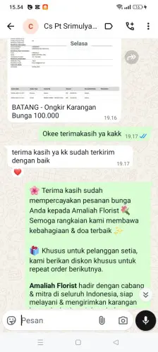 Testimonial Papan Bunga pelabuhan makassar